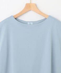 組曲 L 【WEB限定】シルケットポンチフレンチスリーブ カットソー