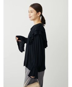 Green Parks ・Ｐｅｔｉｔ　Ｆｌｅｕｒ　ラッフルショルダーブラウス