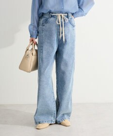 Green Parks コクーンシルエットデニムパンツ