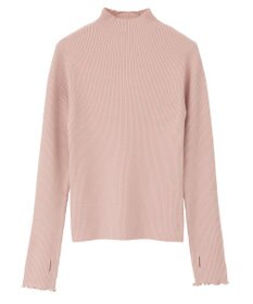 earth music&ecology ハートプレートリブニットプルオーバー