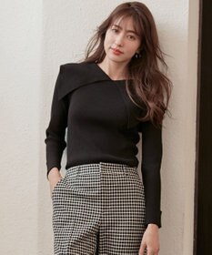 ANY SIS 【洗える】ビックカラーリブ ニット