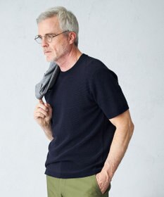 J.PRESS MEN 【HYBRID LINEN】ニットTシャツ