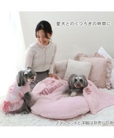 PET PARADISE ディズニー ミニーマウス 遠赤外線 一緒にぽかぽかマット 《ハート》 小型犬