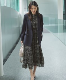 ANY SIS L 【洗える】プリント ワンピース