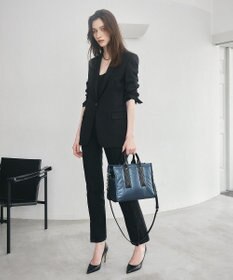 TOPKAPI 【TREASURE TOPKAPI】メタリック パデット ショルダー付 トートバッグ