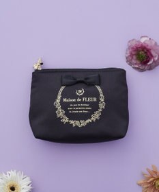 Maison de FLEUR サテンリボンティッシュケース