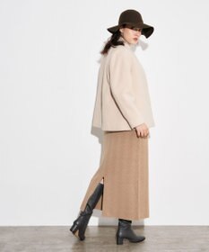 J.PRESS YORK STREET 【WOMEN】ヘリンボーンタイトスカート