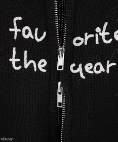 earth music&ecology ナイトメア／ダブルジップニットカーディガン