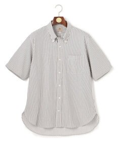 J.PRESS MEN 【KING SIZE】【吸水速乾 / 抗菌防臭 / 遮熱 / 防シワ】【J.PRESS OXFORD JERSEY】カノコインレイ半袖 シャツ / B.D.