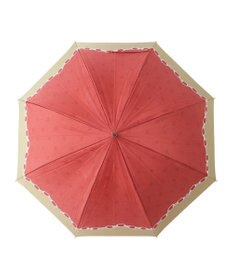 MOONBAT ランバン オン ブルー 長傘 チェーン柄サテンジャガードプリント 耐風