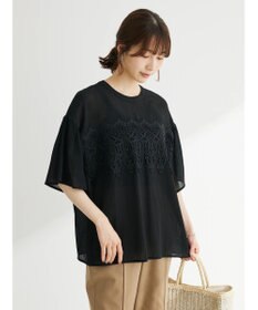 Green Parks ・ＥＬＥＮＣＡＲＥ　ＤＵＥ　ケミカルレースブラウス