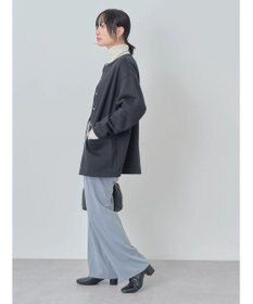 Green Parks 裏起毛ミディ丈ドットボタンカーディガン