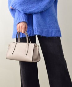 INTER-CHAUSSURES 【LORISTELLA】シュリンクレザーベーシックハンドバッグ