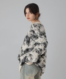 WEGO 【ユニセックス着用ITEM/MLサイズ展開】ファジーパターンプルオーバー