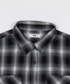 WEGO ショートチェックシャツ