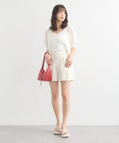 earth music&ecology シアーチェックカーディガン