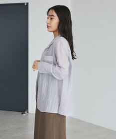 CRAFT STANDARD BOUTIQUE シアーオープンカラーシャツ