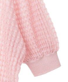 earth music&ecology シアーチェックカーディガン