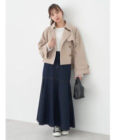 earth music&ecology ショートトレンチコート