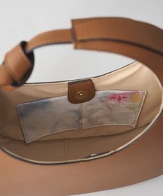 style code [Lyrss/リルス] イタリア製牛トコ皮 ハーフムーンエシカル レザー バッグ