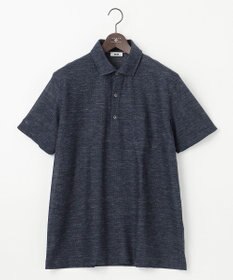 JOSEPH ABBOUD 【キングサイズ・吸水速乾/軽量】リネンTOPピケ ポロシャツ