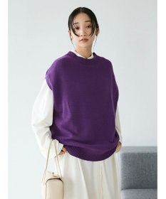 CRAFT STANDARD BOUTIQUE クルーネックニットベスト