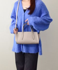 INTER-CHAUSSURES 【LORISTELLA】シュリンクレザーベーシックハンドバッグ