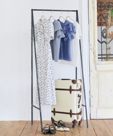 Feroux 【洗える】フラワープリント クラシカル ワンピース