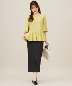 ANY SIS L 【2WAY】フロントジップタイト スカート