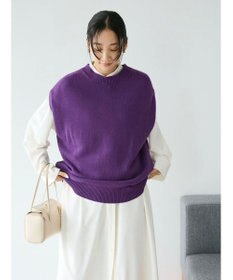 CRAFT STANDARD BOUTIQUE クルーネックニットベスト