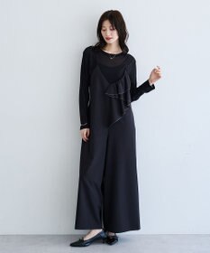 YECCA VECCA ラッフルキャミオールインワン