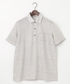 JOSEPH ABBOUD 【キングサイズ・吸水速乾/軽量】リネンTOPピケ ポロシャツ