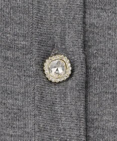 組曲 【先行予約】アトランダムビジューボタンカーディガン