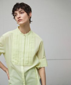 BEIGE， 【洗える】BAC / バンドカラーブラウス