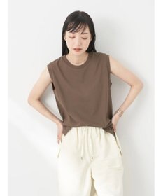 earth music&ecology ノースリーブカットソー（汗じみ防止）