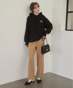 WEGO 【ANGIE VINTAGE】ワンポイント刺繍スウェットパーカー