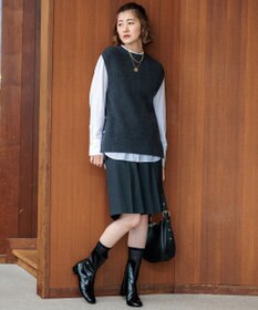 23区 【CLASSY.10月号掲載/洗える】TWマットクロス ハーフパンツ