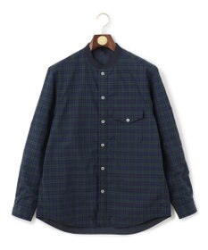 J.PRESS MEN マルチチェック×ナイロンタフタワッシャー リバーシブルシャツ
