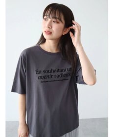 Green Parks ５分袖フロッキーロゴプリントＴＥＥ