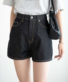 WEGO デニム台形ショートパンツ