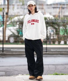 WEGO 【ユニセックス着用ITEM/SMLサイズ展開】グラフィックロゴプルパーカー