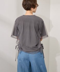 AMERICAN HOLIC チュールレイヤードドロストトップス