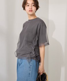 AMERICAN HOLIC チュールレイヤードドロストトップス