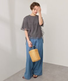 AMERICAN HOLIC チュールレイヤードドロストトップス