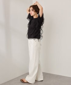 AMERICAN HOLIC チュールレイヤードドロストトップス