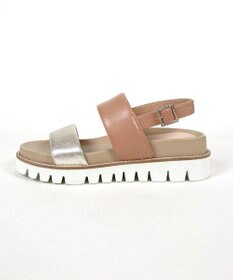 Dominic3 フットベット レザーパテッドサンダル