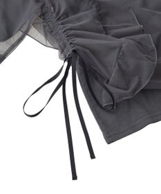 AMERICAN HOLIC チュールレイヤードドロストトップス