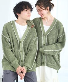 WEGO ハンドステッチカーディガン