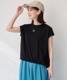 ANY L 【洗濯機可/UVケア】シルケットスムースドロストＴシャツ