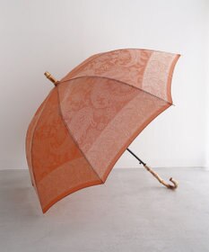 槇田商店 Kirie ペイズリー ビンテージアプリコット 長傘